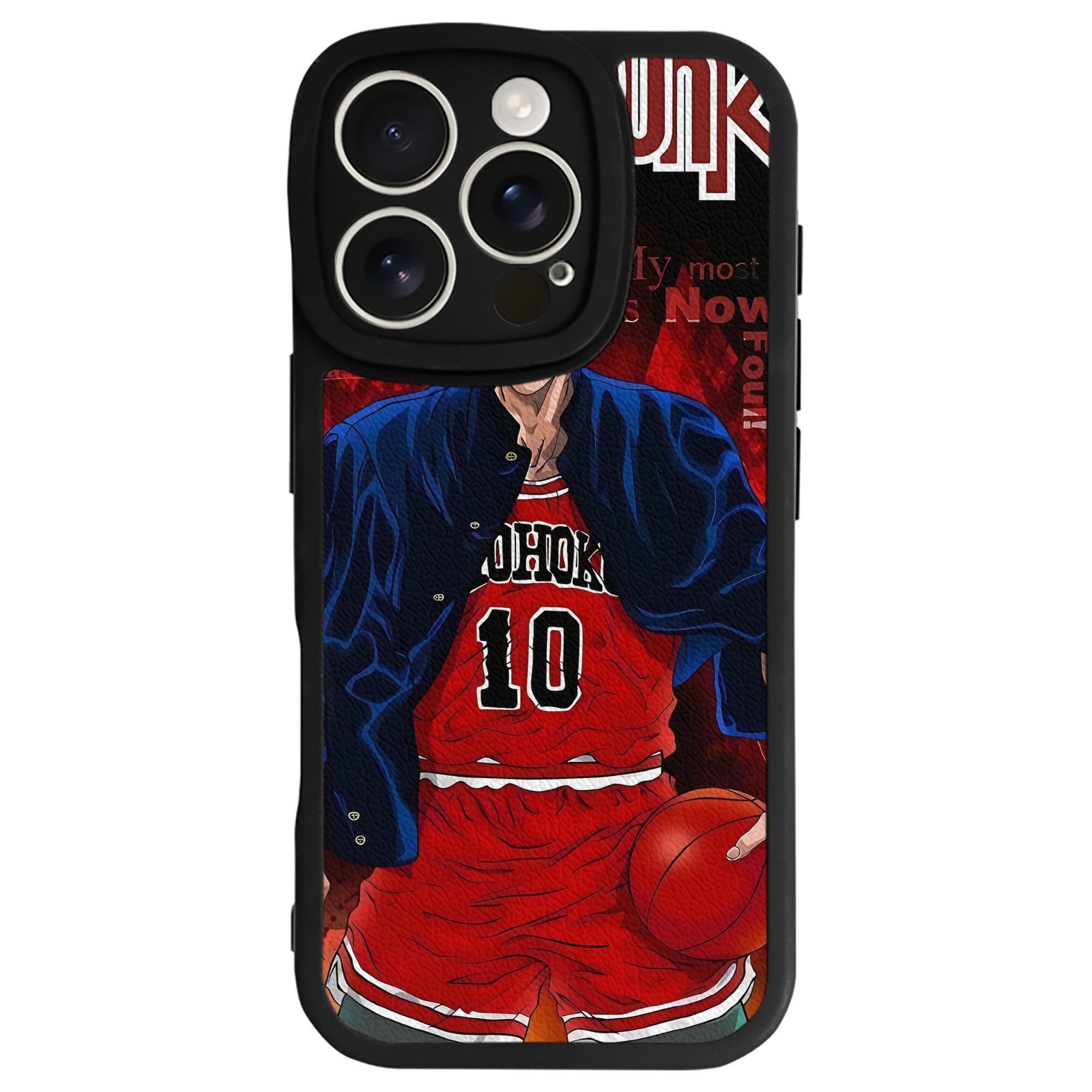 （画像用） SLAM DUNK／スラムダンク 【iPhone 16シリーズ対応】シリコンスマホケース（レザー調） 材質：シリコン